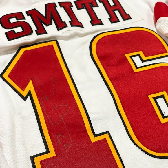 Signed Reebok Calgary Flames 2008 Superskills Danone - Mark Smith Jersey #16 - Picture 15 of 16